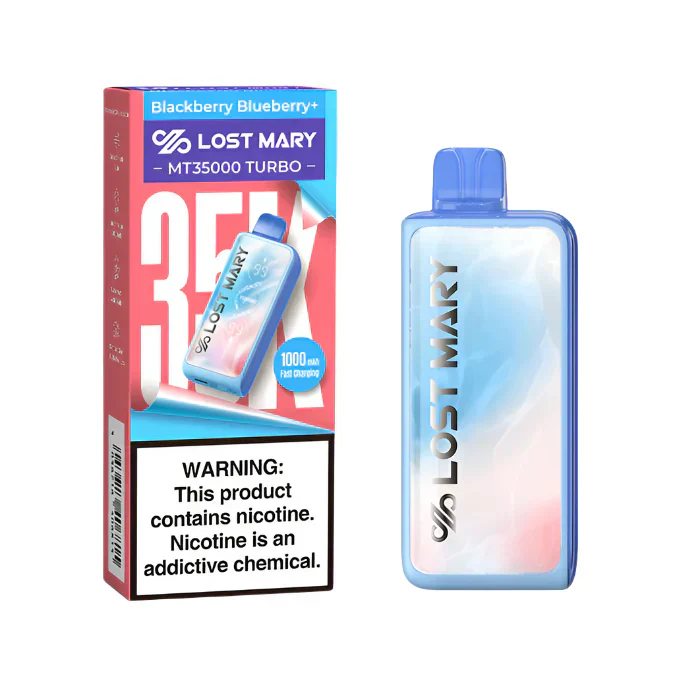 Blackberry Blueberry+ Lost Mary MT35000 Turbo Vape